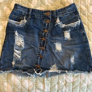 Denim skirt